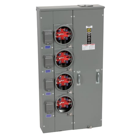 Square D Meter Main, MPR, 240V, Main Lug, 1 Phase MPR44125