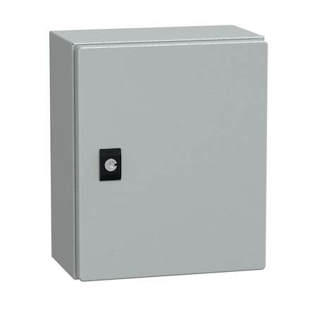 Schneider Electric Double Bar Lock Electrical Enclosures, 11.8 in H, 5.9 in D, 9.8 in W, Steel NSYCRN325150