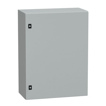 Schneider Electric Double Bar Lock Electrical Enclosures, 3.15 in H, 11.8 in D, 23.6 in W, Steel NSYCRN86300P