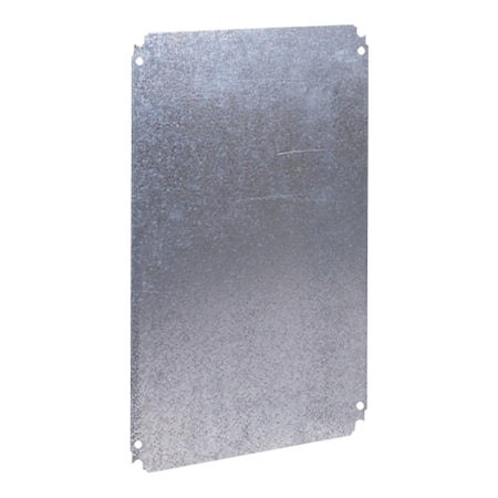 Schneider Electric Plain mounting plate H1200xW800mm made of galvanised sheet steel NSYMM128