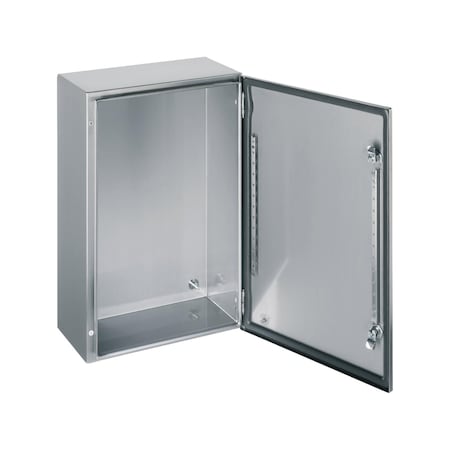 Schneider Electric 2 Point Double Bar Lock Electrical Enclosures, 19.7 in H, 7.9 in D, 15.7 in W, 304 Stainless Steel NSYS3X5420