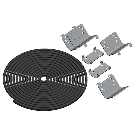 Schneider Electric Coupling Kit, 65 mm. H x 340 mm. W x 365 mm. L, Steel NSYSFBK