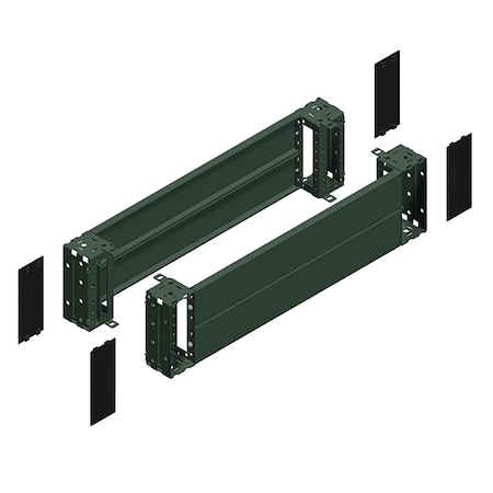 Schneider Electric Front & rear plinth, PanelSeT SFN, Spacial SF, for electrical enclosure W400mm, plinth H200mm NSYSPF4200