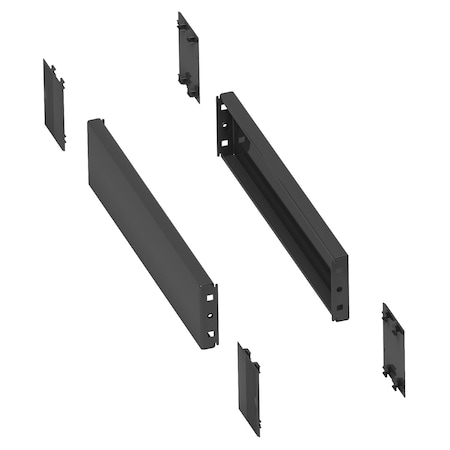 Schneider Electric Side panels for the plinth, PanelSeT SFN, Spacial SF, Spacial SM, for electrical enclosure  D600mm, set of 2, H100mm NSYSPS6100