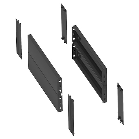 Schneider Electric Side panels for the plinth, PanelSeT SFN, Spacial SF, Spacial SM, for electrical enclosure  D600mm, set of 4, H200mm NSYSPS6200