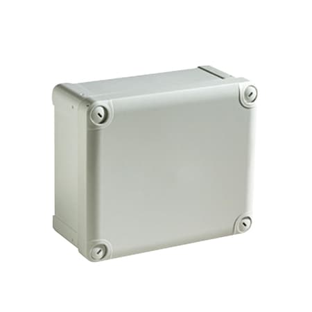 Schneider Electric PC box IP66 IK08 RAL7035 Int.H150W105D80 Ext.H164W121D87 opaque PC cover H20 NSYTBP16128