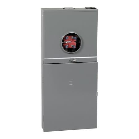 Square D Meter Main, QO, 8 Spaces, 150A, 120/240 V AC, Main Lug, 1 Phase QC816F150S