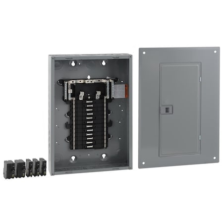 Square D Load Center, QO, 24 Spaces, 125A, PoN Convertible Main Lug, 1 Phase QO124L125PGCVP
