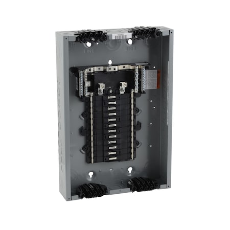 Square D Load Center, QO, 24 Spaces, 125A, 120/240V AC, PoN Convertible Main Lug, 1 Phase QO124L125PQG