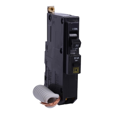 Square D Mini CB, QO, 30 A, 1P, 120 V, 22 kA, Bol QOB130VHEPD