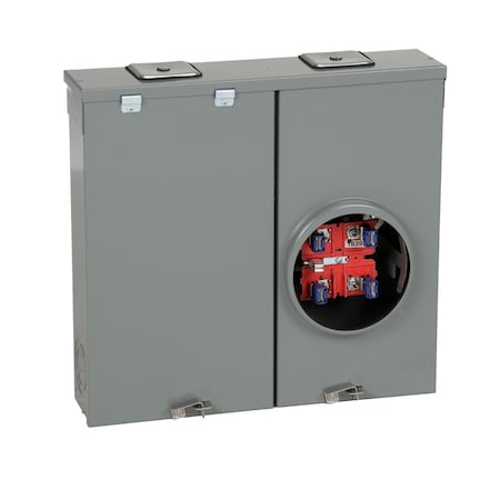 Square D Meter Main, RC, 0 Spaces, 200A, Main Lug, 1 Phase RC200S