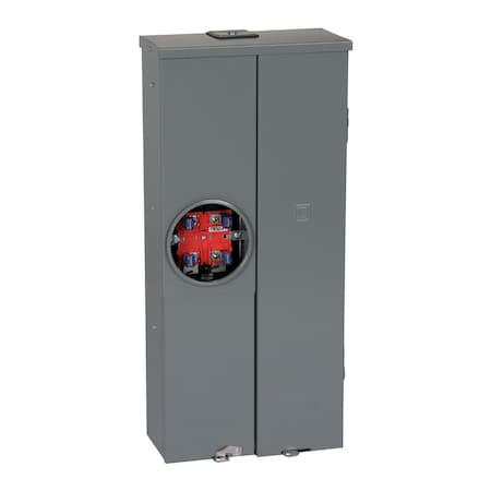 Square D Meter Main, SC, 20 Spaces, 200A; 100A, Main Lug, 1 Phase SC2040M200C