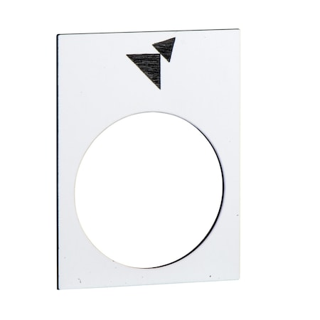Schneider Electric Legend - 30 x 40 mm - white - forward, slow-fast ZB2BY4965