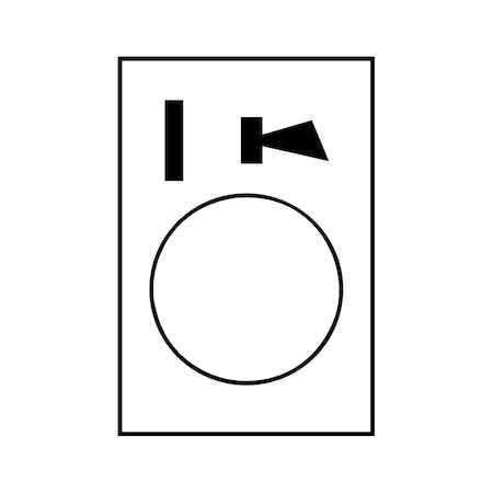 Schneider Electric Legend - 30 x 40 mm - white - start klaxon ZB2BY4985