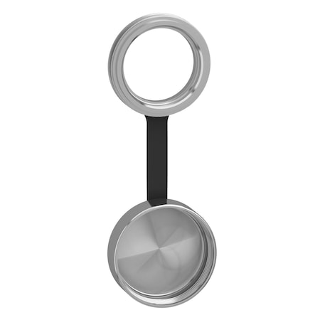 Schneider Electric Protection cover, Harmony XB5, metal, silver, for RJ45 and USB ports ZBSP3