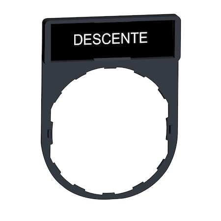 Schneider Electric Legend holder 30 x 40 mm with legend 8 x ZBY2108