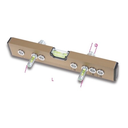 Beta Three-Vial Spirit Level 003570100