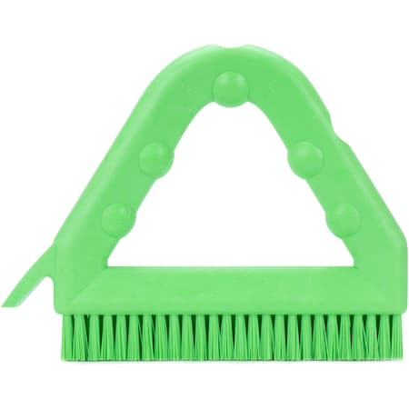 Sparta 7 in W Tile and Grout Brush, Lime, Polypropylene 41323EC75