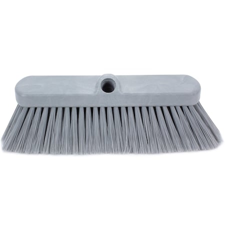 Sparta 2.5 in W Flo-Thru Brush, Gray, Polypropylene 41278EC23