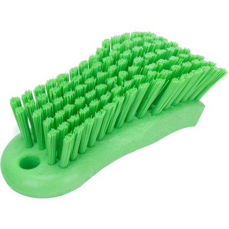 Sparta 2.5 in W Hand Scrub Brush, Lime, Polypropylene 40521EC75