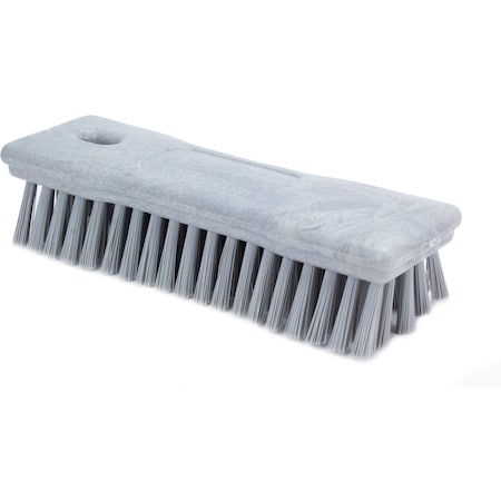 Sparta 2.5 in W Hand Scrub Brush, Gray, Polypropylene 42024EC23