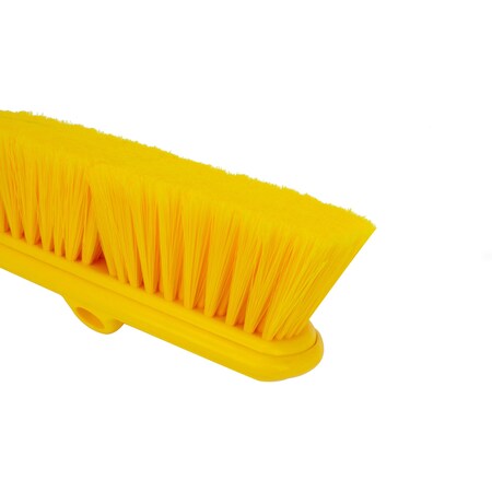 Carlisle Foodservice Flo-Thru Nylex Brush w/Flagged, Ylw, Package Quantity 12, Yellow, Plastic 40050EC04