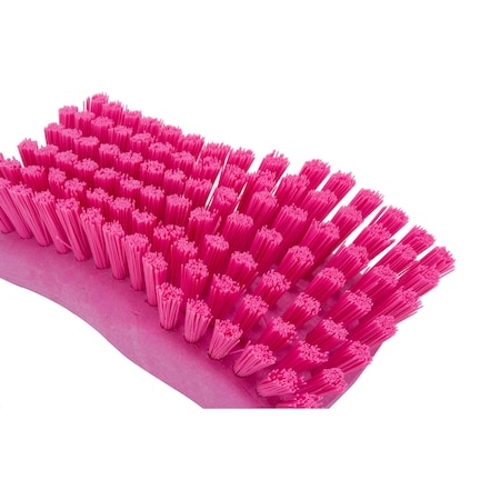 Sparta 2.5 in W Hand Scrub Brush, Pink, Polypropylene 40521EC26