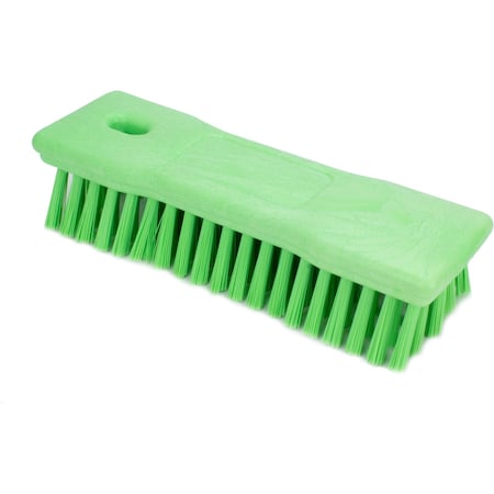Sparta 2.5 in W Hand Scrub Brush, Lime, Polypropylene 42024EC75