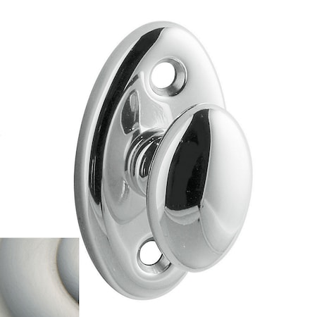 Baldwin Oval Lifetime Satin Nickel Turns Lifetim 6751.056