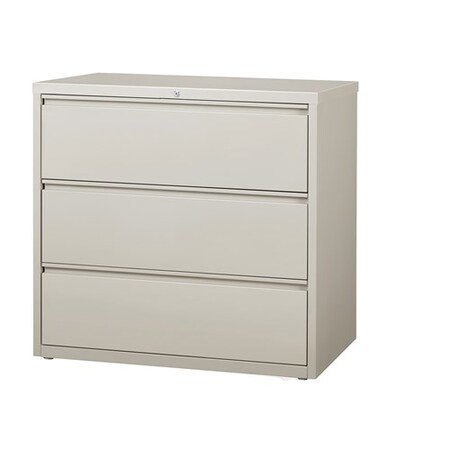 Safco 3 Drawer File Cabinet, Mist, Letter/Legal HLT4234606