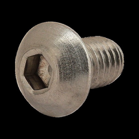 80/20 5/16"-18 Socket Head Cap Screw, Button, Plain Stainless Steel, 1/2 in Length 3609