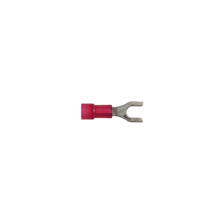 Disco Red Nyln 22-18 WireTerminal No 8 Stud Size Spade Type PK25 3610PK