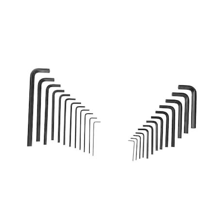 Groz 25 Piece Metric/SAE Hex Key Set, 36130 36130