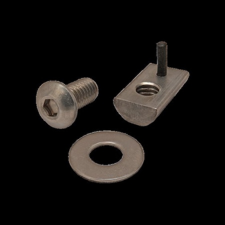80/20 5/16"-18 Socket Head Cap Screw, Button, Plain Stainless Steel, 5/8 in Length 3618