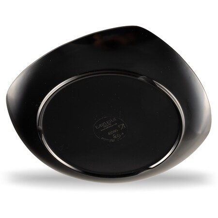 Carlisle Foodservice Upturned Corner Sq. Plate, 7.75", Blk, PK48 4330803