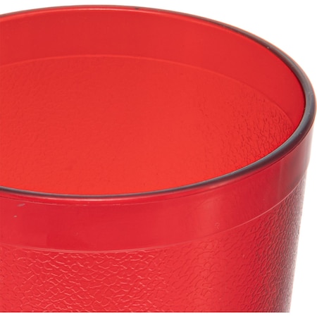 Carlisle Foodservice SAN Plastic Tumbler, 24 oz., Ruby, PK72 522410