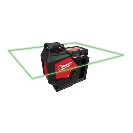 Milwaukee Tool M12 Green 360-Degree Single Plane Laser Kit 3631-21