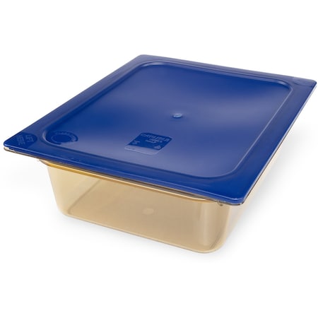 Carlisle Foodservice Half Size Food Pan HH, 4" D, Amber, PK6 10421B13