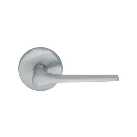 Omnia Lever Privacy 2-3/4" Backset, T Strike, 1-3/4" Door Satin Chrome 364 364/00C.PR3