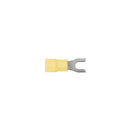 Disco Ylw Nyln 12-10 Terminal No 8 Stud Size Spade Type PK50 3644PK50