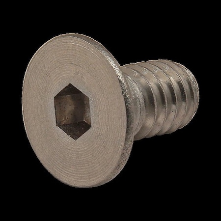 80/20 1/4"-20 Socket Head Cap Screw, Flat, Plain Stainless Steel, 1 in Length 3645