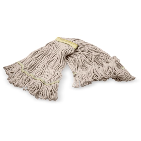 Carlisle Foodservice Band Mop, Looped-End, Yellow 369411B00