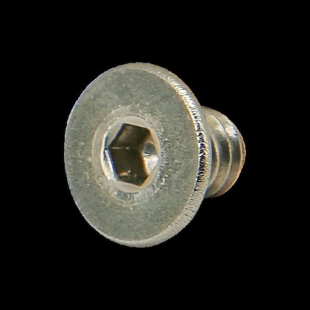 80/20 #8-32 Socket Head Cap Screw, Flat, Plain Stainless Steel, 1/4 in Length 3649