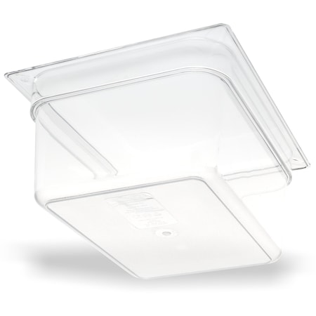 Carlisle Foodservice Half Food Pan PC, 6" D, Clr, PK6 10222B07