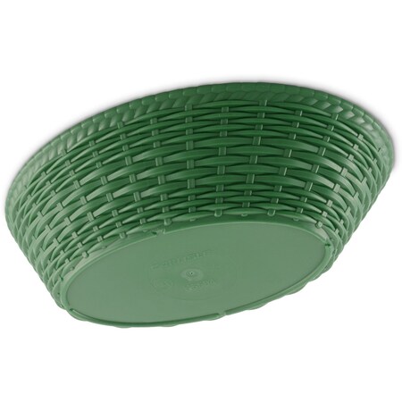 Carlisle Foodservice Oval Basket, 1.1 qt., Green, PK12 650409