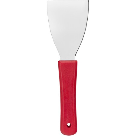 Carlisle Foodservice Steel Handheld Scraper 3", Red 40130EC05