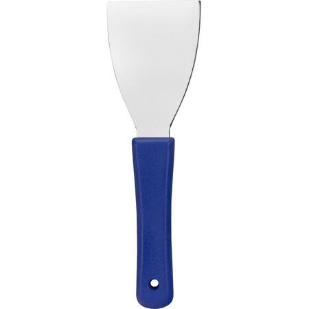 Carlisle Foodservice Steel Handheld Scraper 3", Blue 40130EC14