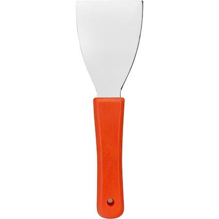 Carlisle Foodservice Steel Handheld Scraper 3", Orange 40130EC24