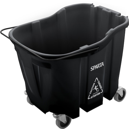 Carlisle Foodservice Mop Bucket Only, 35qt, Black 7690403