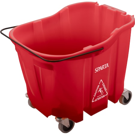 Carlisle Foodservice Mop Bucket Only, 35qt, Red 7690405